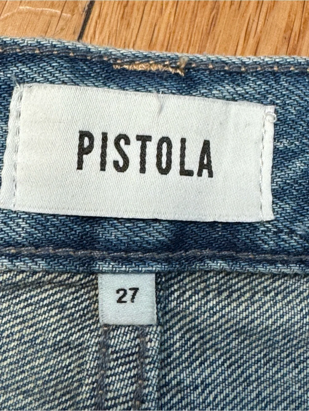 NEW PISTOLA Cassie Super High Rise Straight Jeans Bramble - Picture 5 of 16